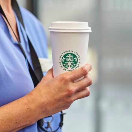 Starbucks healthcare worker free coffee new arrivals