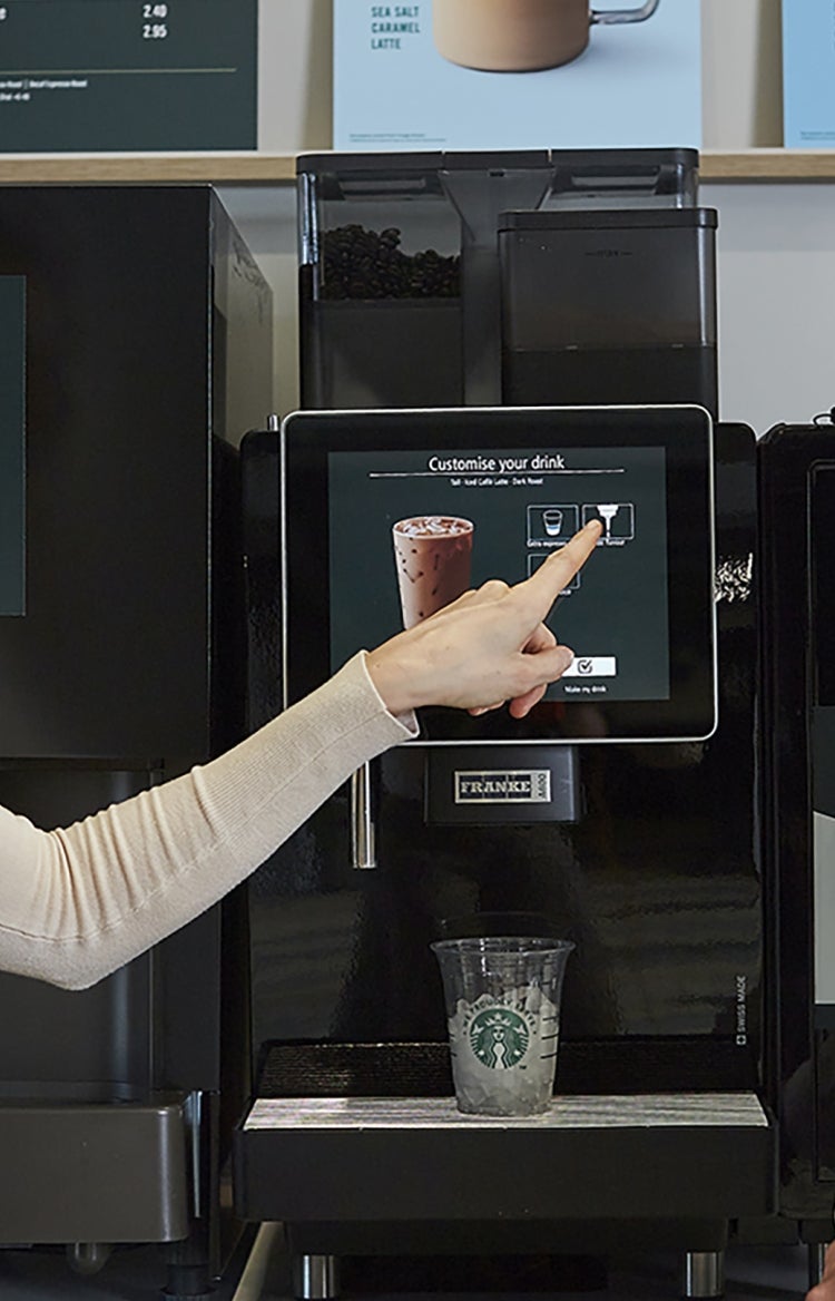 Starbucks debuts its version of automated espresso machines at its stores