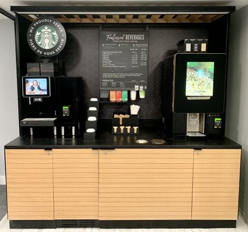 Self Service Coffee Machines  We Proudly Serve Starbucks®