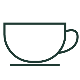 Line illustration of a cup