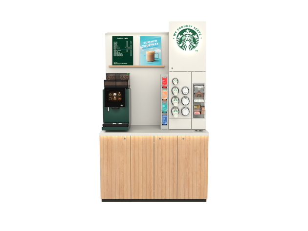 Tall coffee self serve solution for business