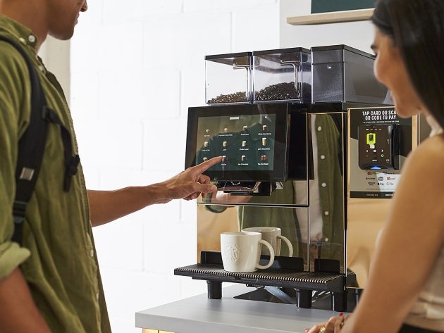 Commercial self-serve machines 