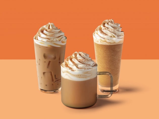 เมนูเครื่องดื่มตามฤดูกาล Starbucks ในบริการเสิร์ฟกาแฟสดโดยบาริสต้า