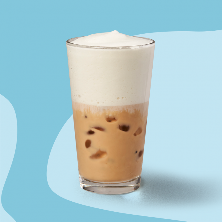 กาแฟคาปูชิโน่เย็น